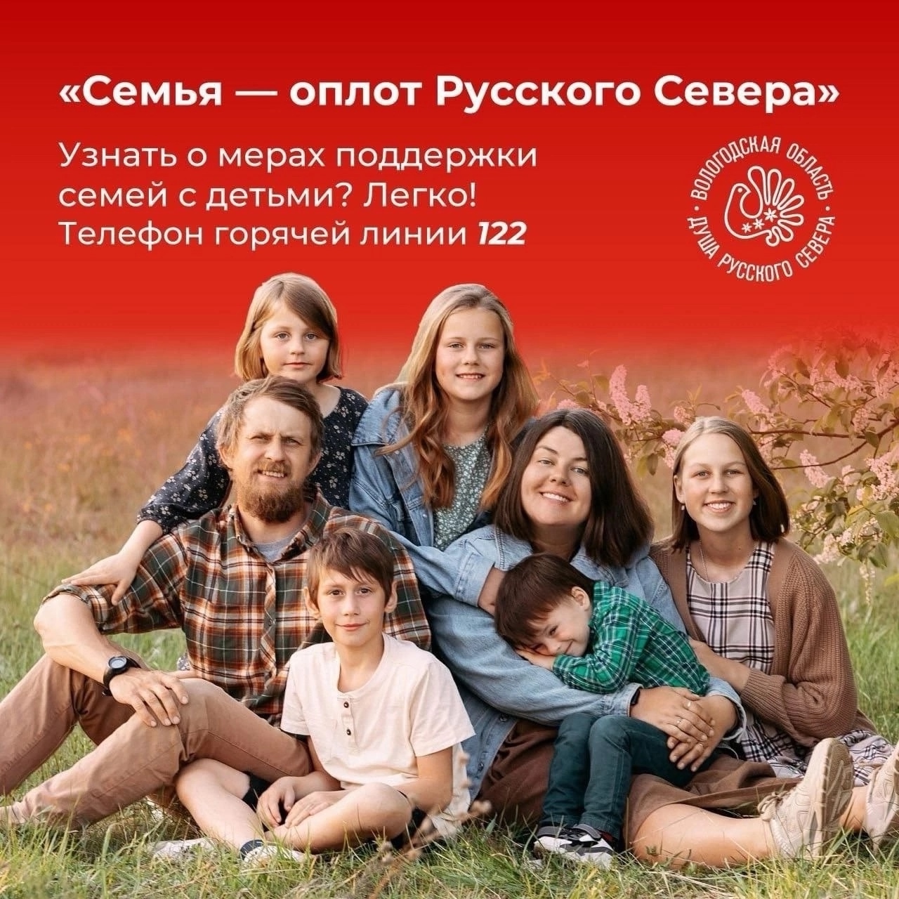 В рамках региональной программы «Семья - оплот Русского Севера» на Вологодчине действуют меры поддержки